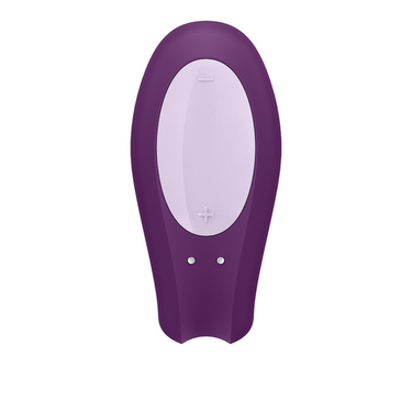 Vibratore doppi motori controllabile app Double Joy Viola per coppie